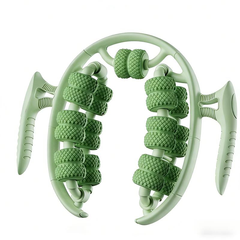 Springglow-Up 28 Wheel Circular Roller Massager, Deep Muscle Relaxation Massage Equipment, Slimming Leg Yoga Ring