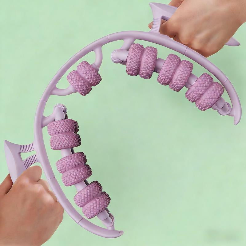 Springglow-Up 28 Wheel Circular Roller Massager, Deep Muscle Relaxation Massage Equipment, Slimming Leg Yoga Ring