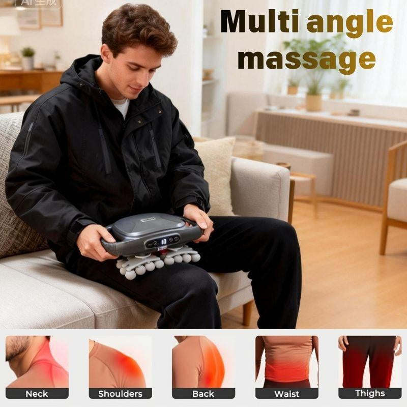 40 Massage Devices, 10 Settings, 9 Modes, Effectively Relieving Pain in the Back, Shoulders, Legs and Feet. Red Light Therapy, Adjustable Settings. Suitable for Daily Use and as a Valentine'S Day Gift.