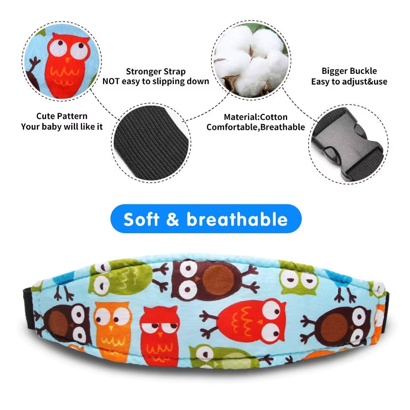 Baby Head Support for Car Seat Carseat Head Band Straps for Toddler Kids Children Infant Neck Relief Headrest Strap for Stroller