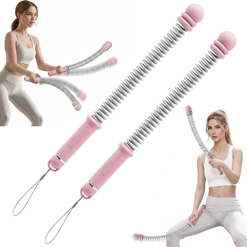 Weighted Cordless Battle Ropes 2PCS – New Upgrade Quiet Ropeless Training Rope Fitness Equipment for Home, Strength Training, HIIT Workouts, Full-Body Exercise, Indoor Gym Use, Noise-Free Portable Workout Gear