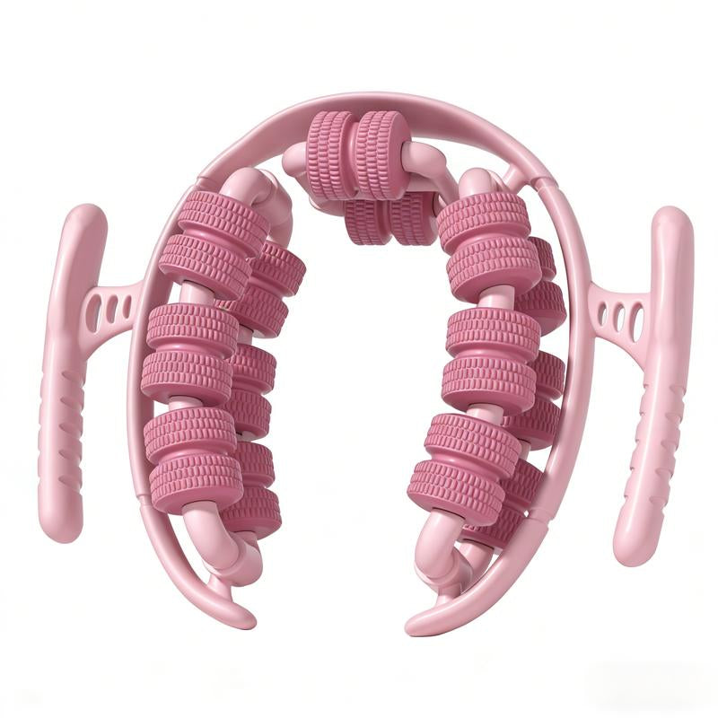 Springglow-Up 28 Wheel Circular Roller Massager, Deep Muscle Relaxation Massage Equipment, Slimming Leg Yoga Ring