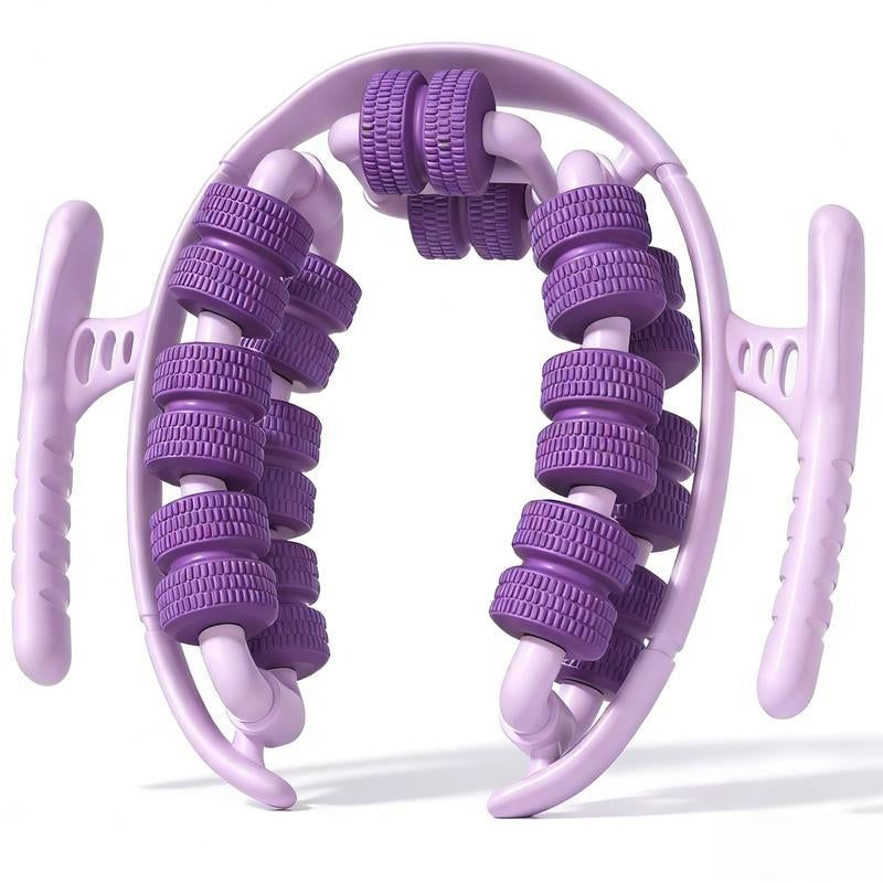 Springglow-Up 28 Wheel Circular Roller Massager, Deep Muscle Relaxation Massage Equipment, Slimming Leg Yoga Ring