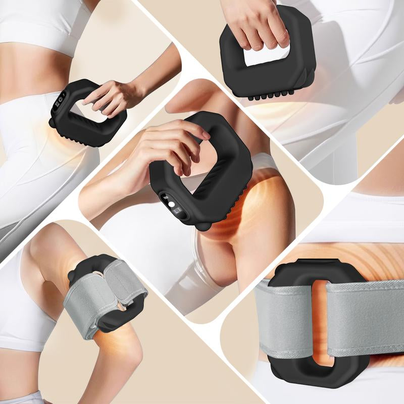 ADDWIN 2026 New Fascia Ring R10 Mini Muscle Recovery Fascia Device Upgraded Adjustable Strap Fits up to 50In Waist, Cordless Rechargeable, Designed for Waist & Back Muscle Recovery Portable Massager Parents Gift