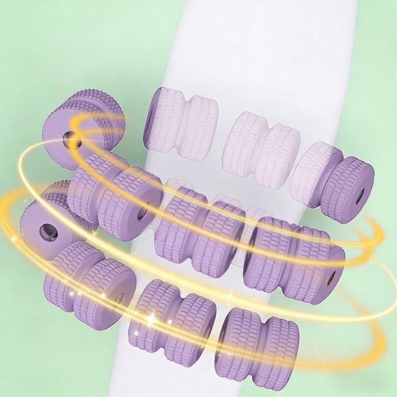 Springglow-Up 28 Wheel Circular Roller Massager, Deep Muscle Relaxation Massage Equipment, Slimming Leg Yoga Ring