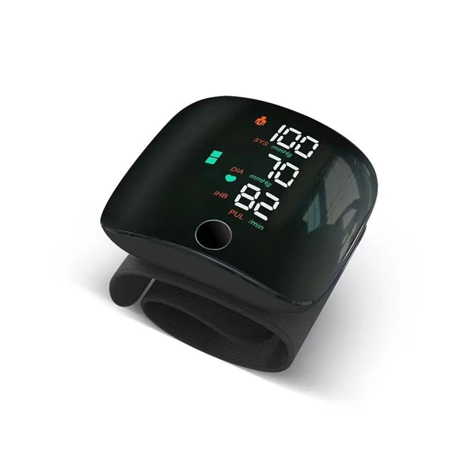 Rechargeable Wrist Blood Pressure Monitor for Home Use LED Display Voice Broadcast Touch Screen 99X2 Reading Memory with Carrying Case Portable Accurate Reading.