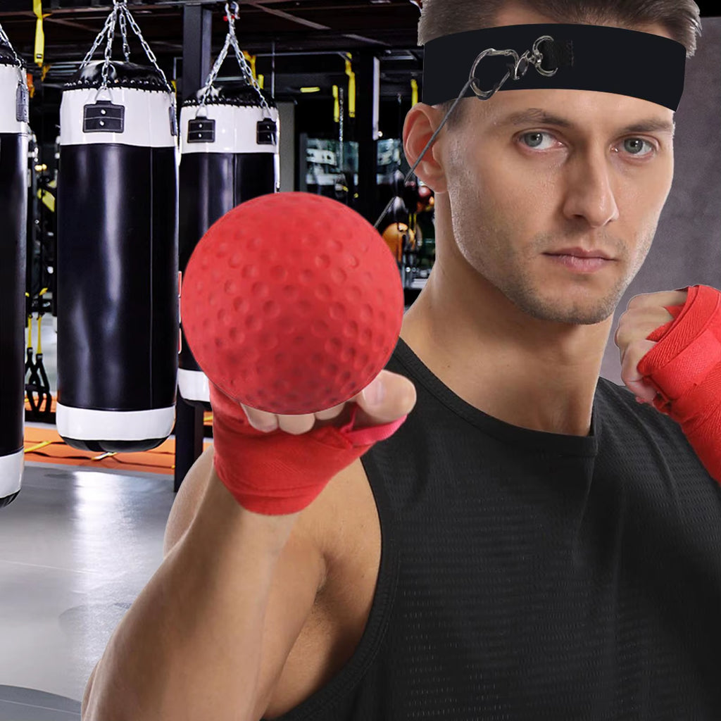 Elastic Headband and Black Light Ball Headbandstyle Boxing Speed Ball for Adult Children'Ssports Rebound Reaction Balls