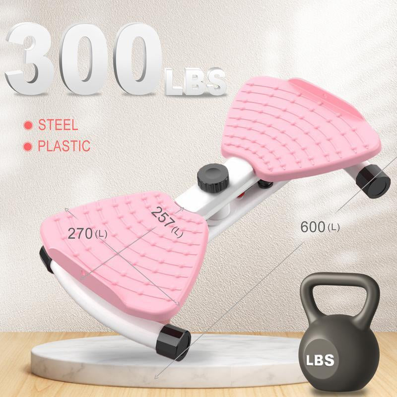 Waist Twist Machine Ab Training 300 Lbs Capacity Ab Board for Women Core Workout Equipment Portable Waist Toner for Aerobic Exercise Home Gym Cardio