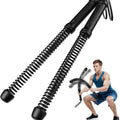 Weighted Cordless Battle Ropes 2PCS – New Upgrade Quiet Ropeless Training Rope Fitness Equipment for Home, Strength Training, HIIT Workouts, Full-Body Exercise, Indoor Gym Use, Noise-Free Portable Workout Gear